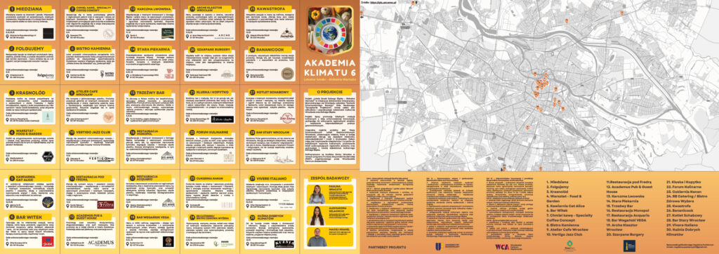 Mapa Zrównoważonych Lokali Gastronomicznych Wrocławia