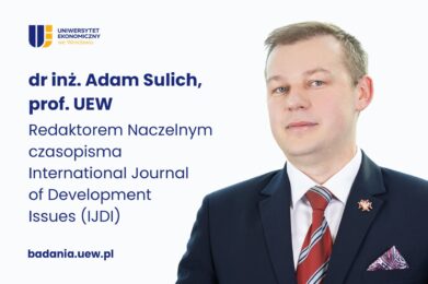Adam Sulich Redaktorem Naczelnym czasopisma International Journal of Development Issues (IJDI)