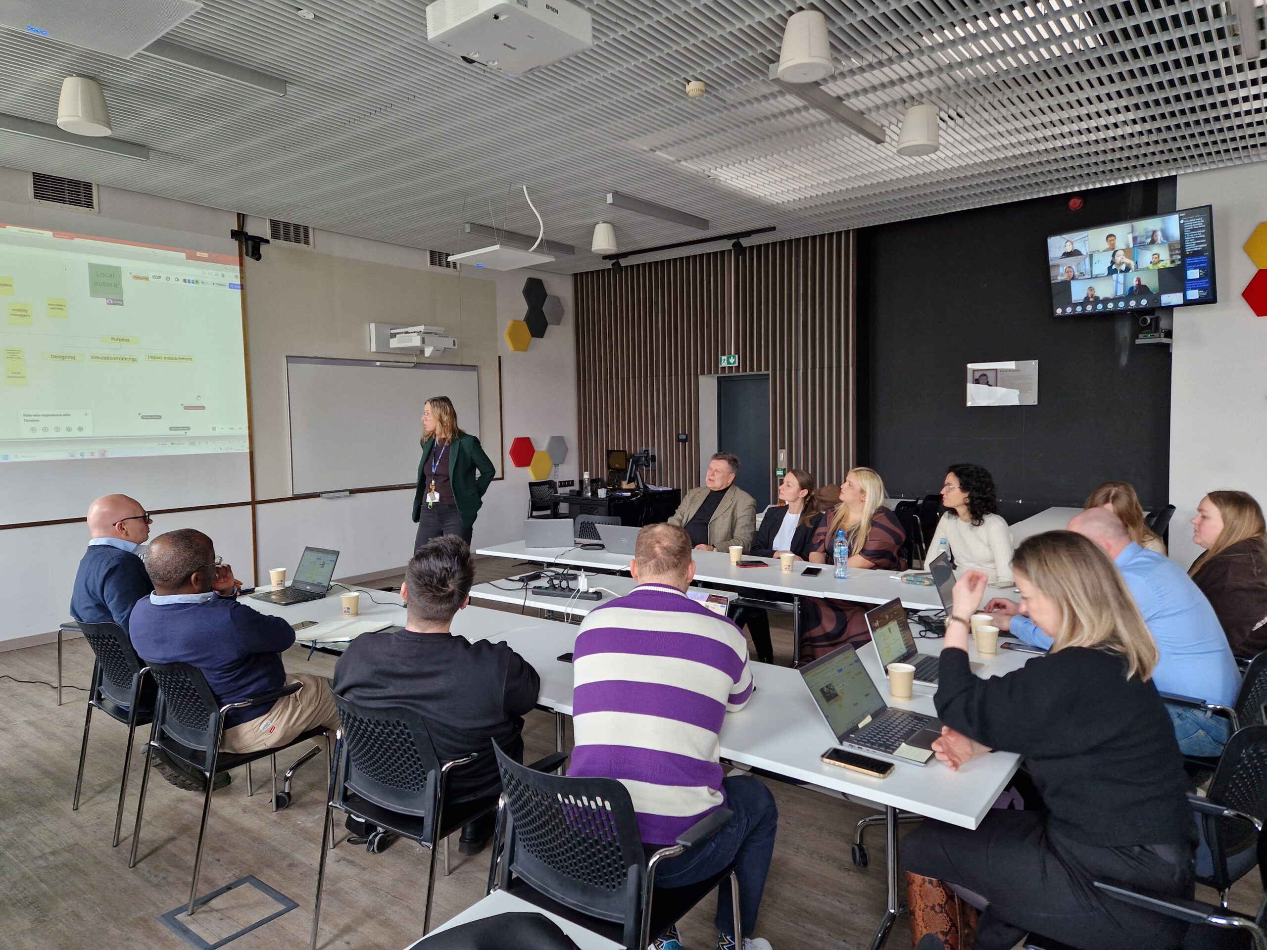 Spotkanie uczestników projektu nextlogic sala