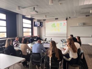 Spotkanie uczestników projektu nextlogic sala z uczestnikami