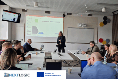 Dr Maja Kiba-Janiak, prezentacja na spotkaniu projektowym Nextlogic
