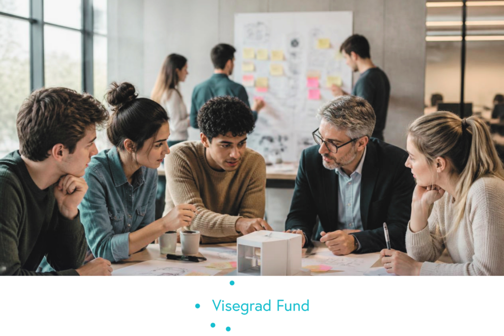Projekt Bridging V4 Universities and Business through Design Thinking finansowany przez Fundusze Wyszehradzkie. Partnerzy projektu: Uniwersytet Ekonomiczny we Wrocławiu jako lider, Palacký University Olomouc, Comenius University Bratislava i Edutus University, wraz z głównymi rolami w projekcie.
